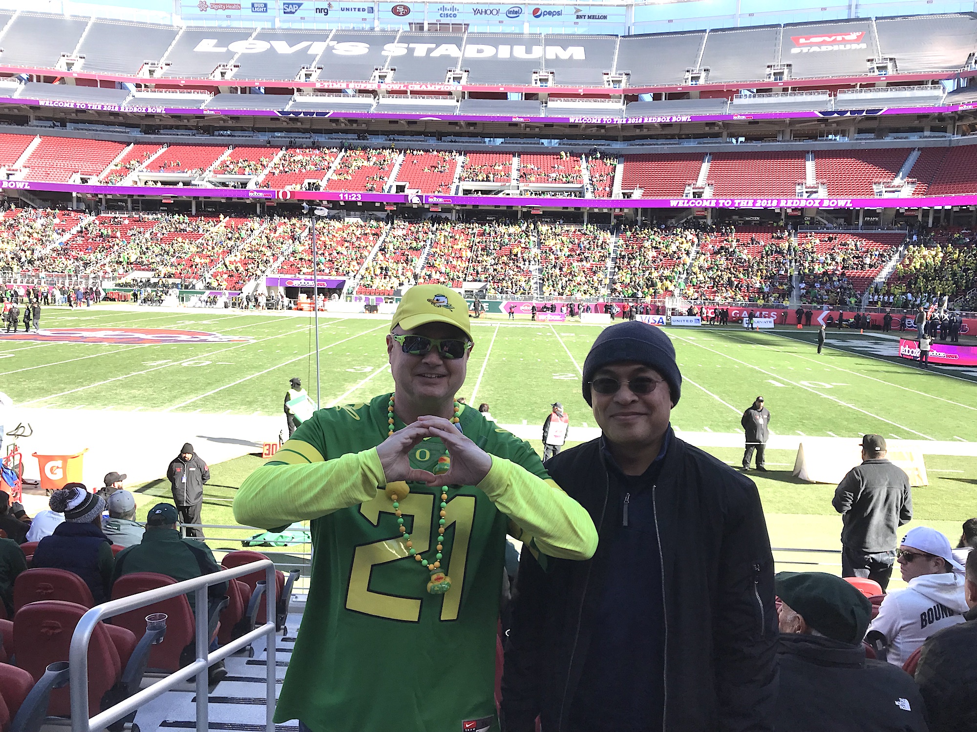 Caparaz at the RedBox Bowl